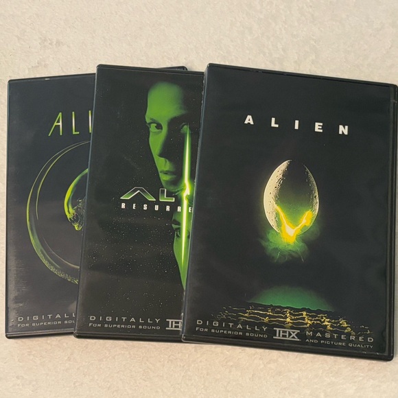 Other - Alien Trilogy DVD Lot of 3 Resurrection Alien 3 Sigourney Weaver